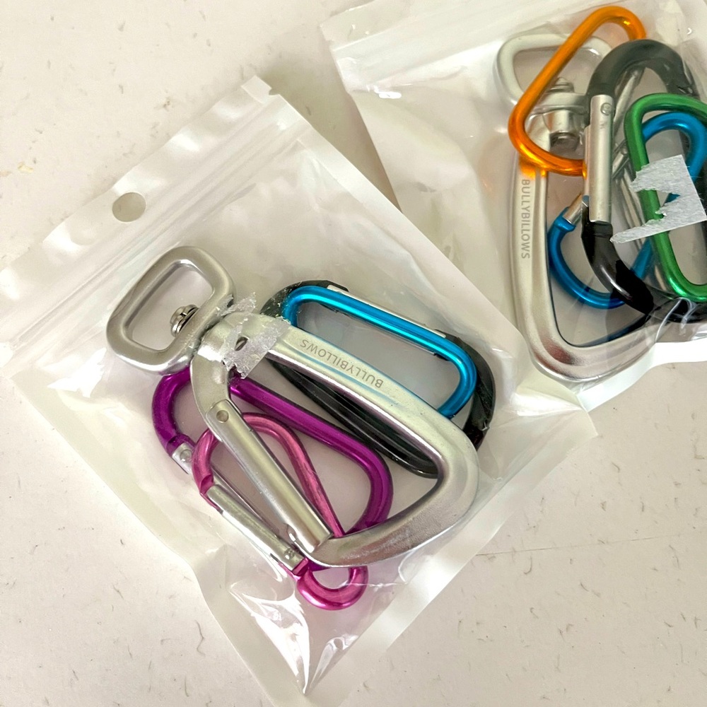 New assorted clips two packs